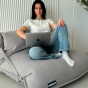 Кресло мешок PUFFY HOME (Alpaca), светло-серый