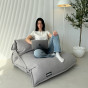 Кресло мешок PUFFY HOME (Alpaca), светло-серый