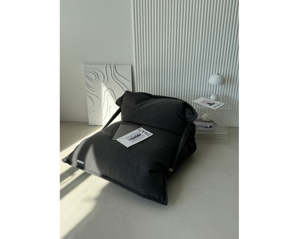 Кресло мешок PUFFY HOME (Alpaca), серый