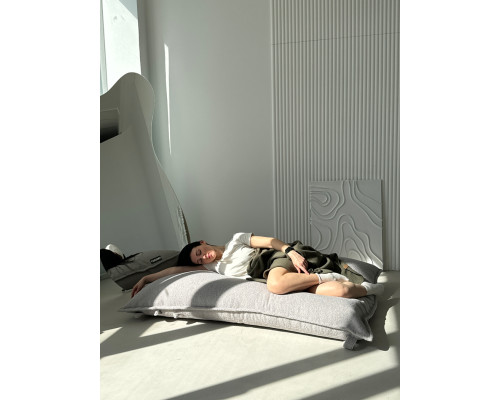 Кресло мешок PUFFY HOME (Alpaca), светло-серый